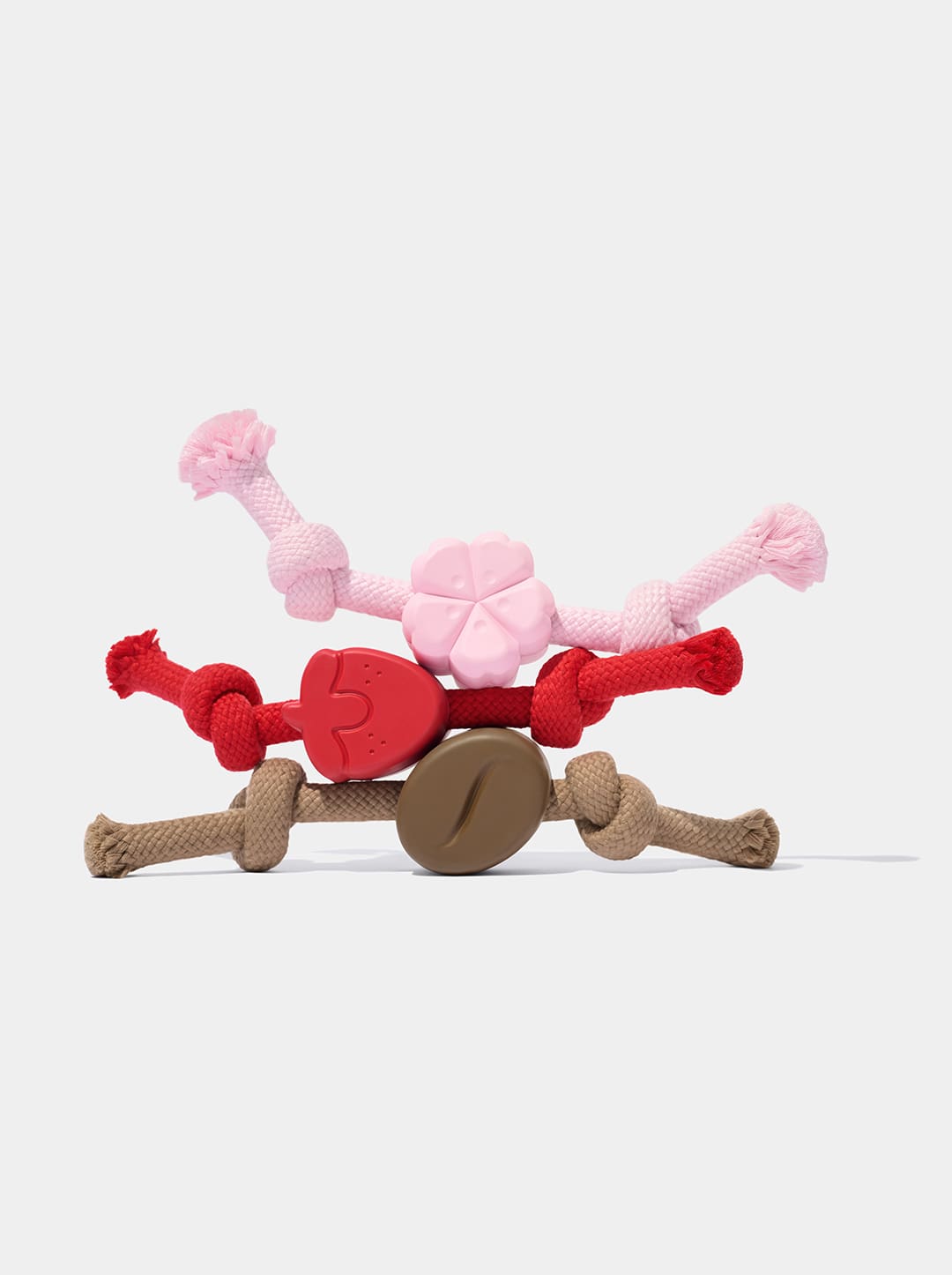 Coffee Playful Charm Knot Rope Toy