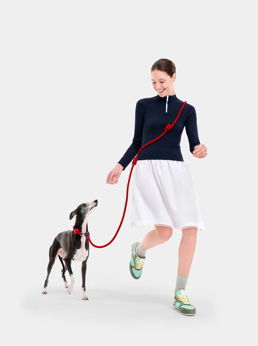 Strawberry Connect Hands-Free Rope Leash