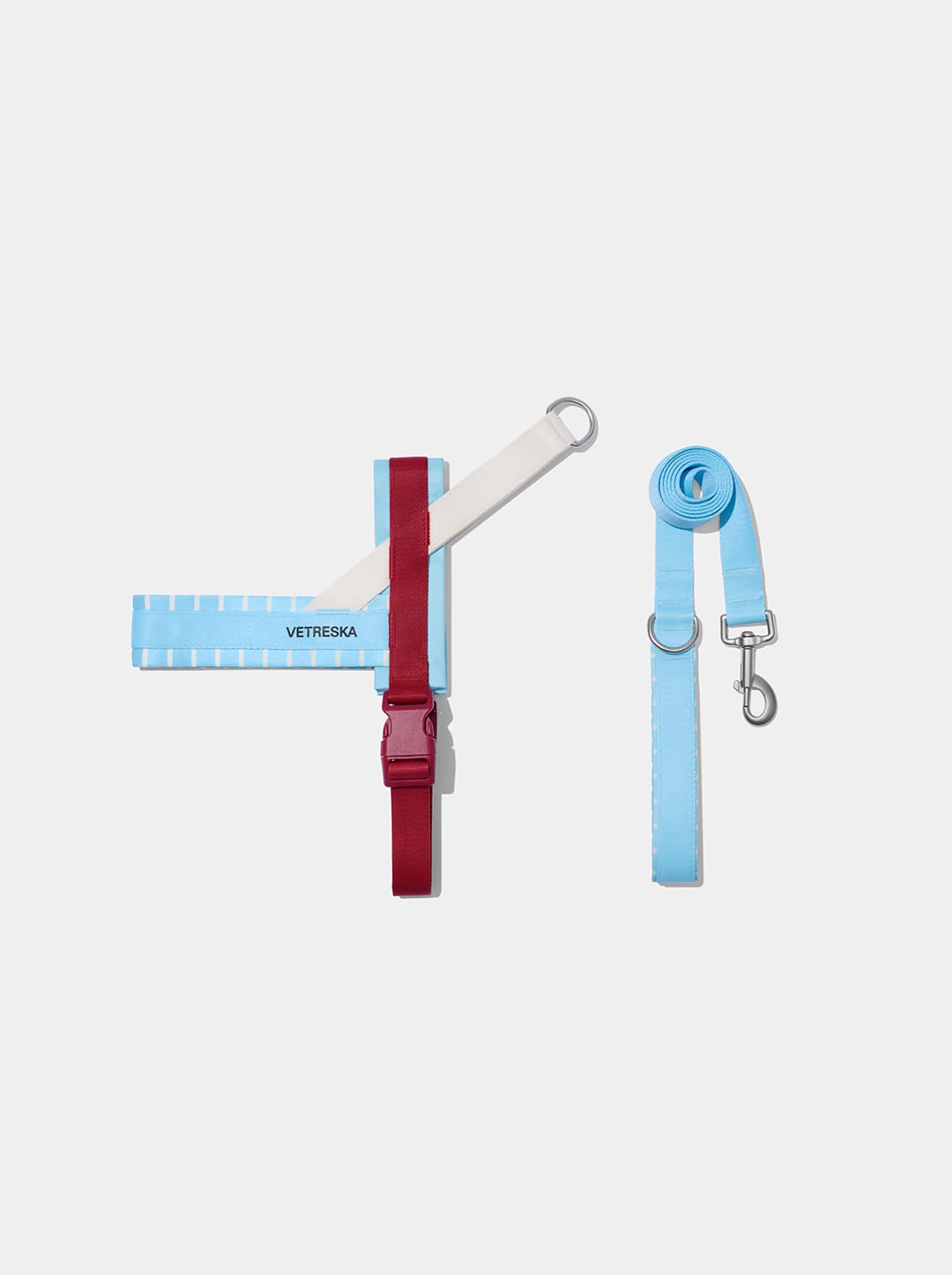 Mist And Merlot Pet Harness & Leash Set