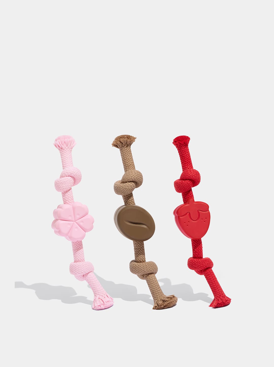Coffee Playful Charm Knot Rope Toy