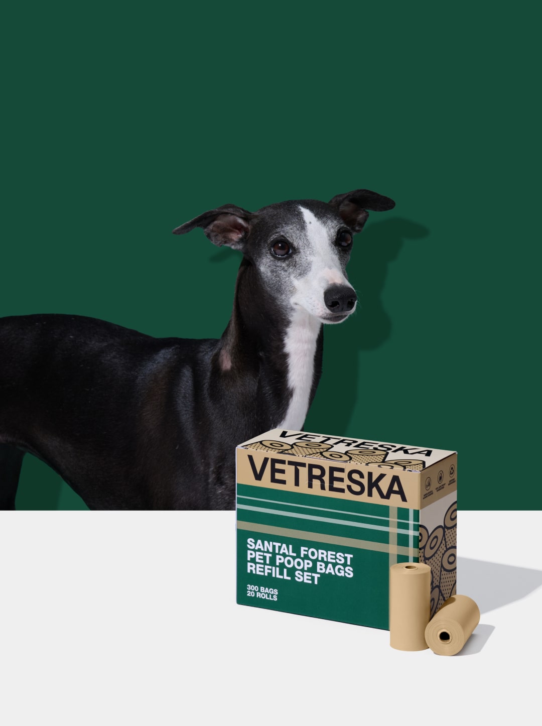 Santal Forest Pet Poop Bags Refill Set (20 Rolls)