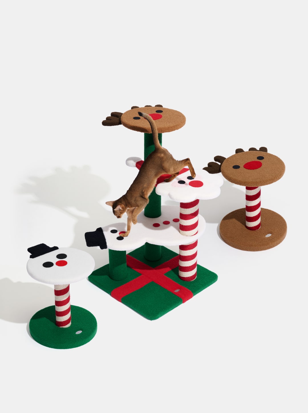 Frosty Fellow Cat Climber - 2 Platforms