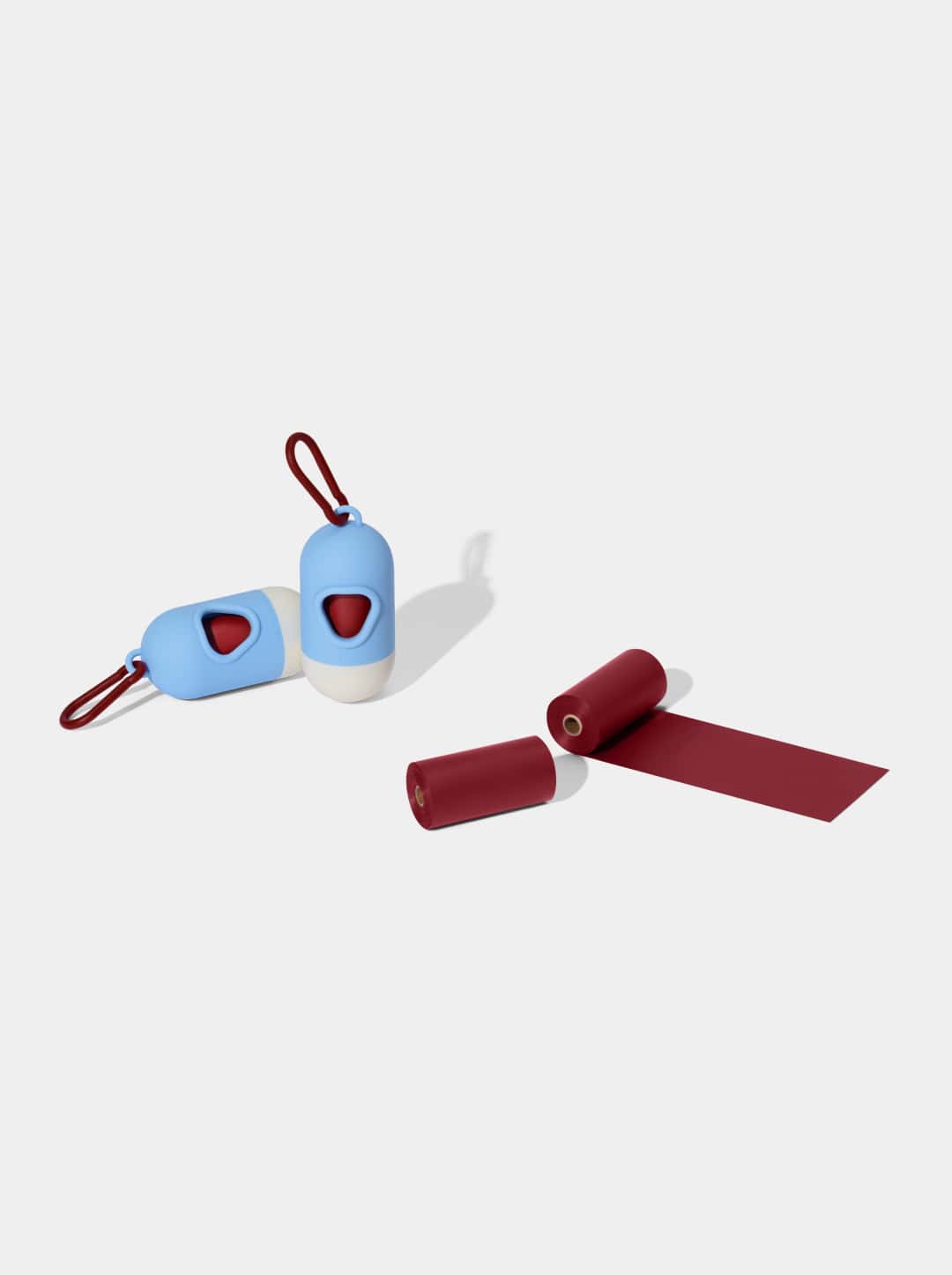 Mist And Merlot Pet Poop Bags & Dispenser (1 Dispenser + 1 Roll)