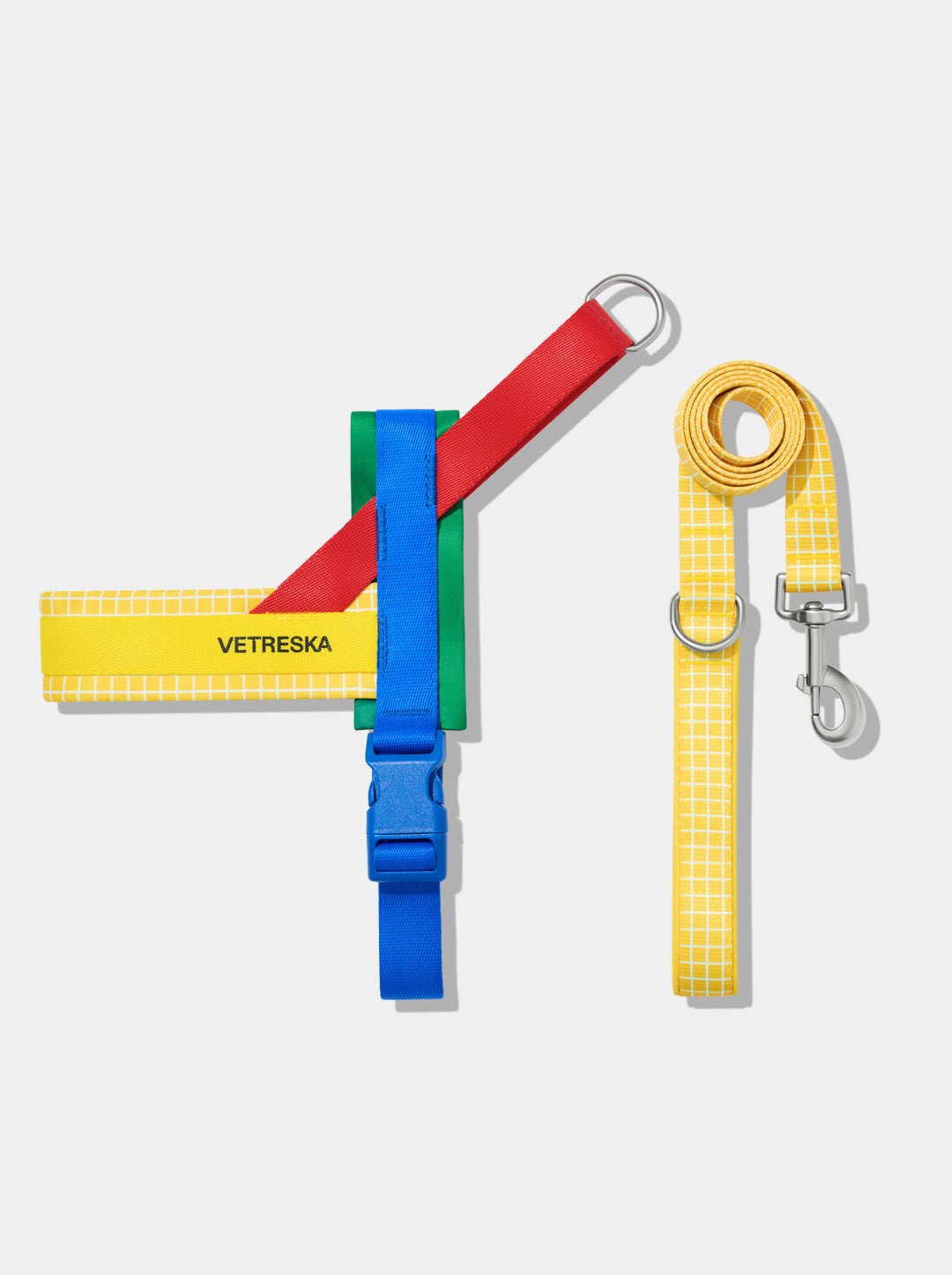 Chroma Pet Harness & Leash Set-Yellow