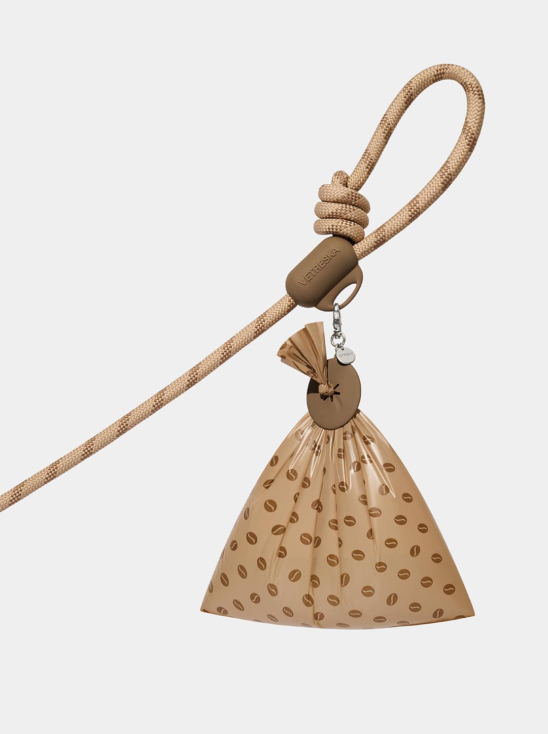 Coffee Connect Pet Poop Bag Hands-Free Clip