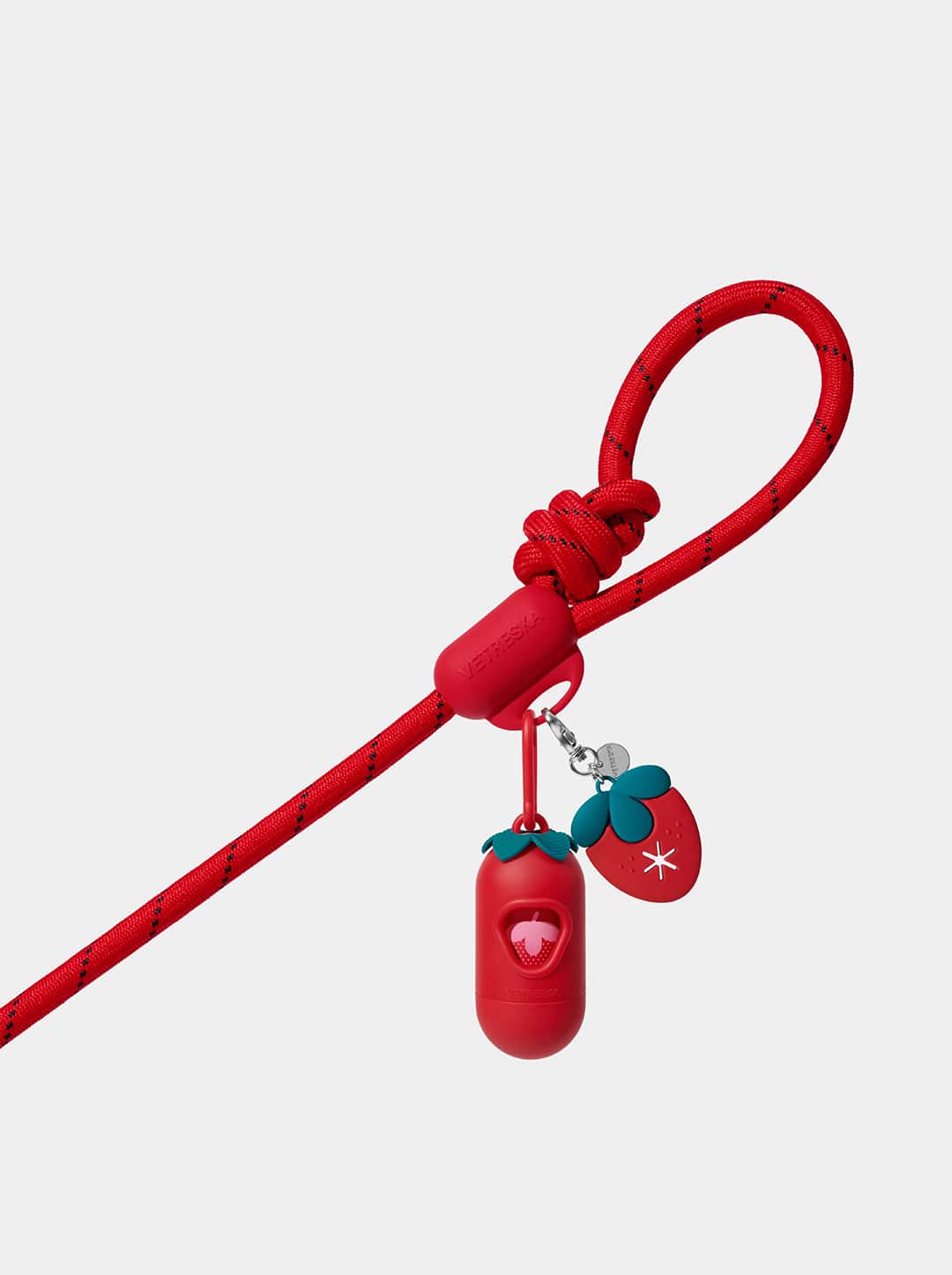 Strawberry Connect Pet Poop Bag Hands-Free Clip