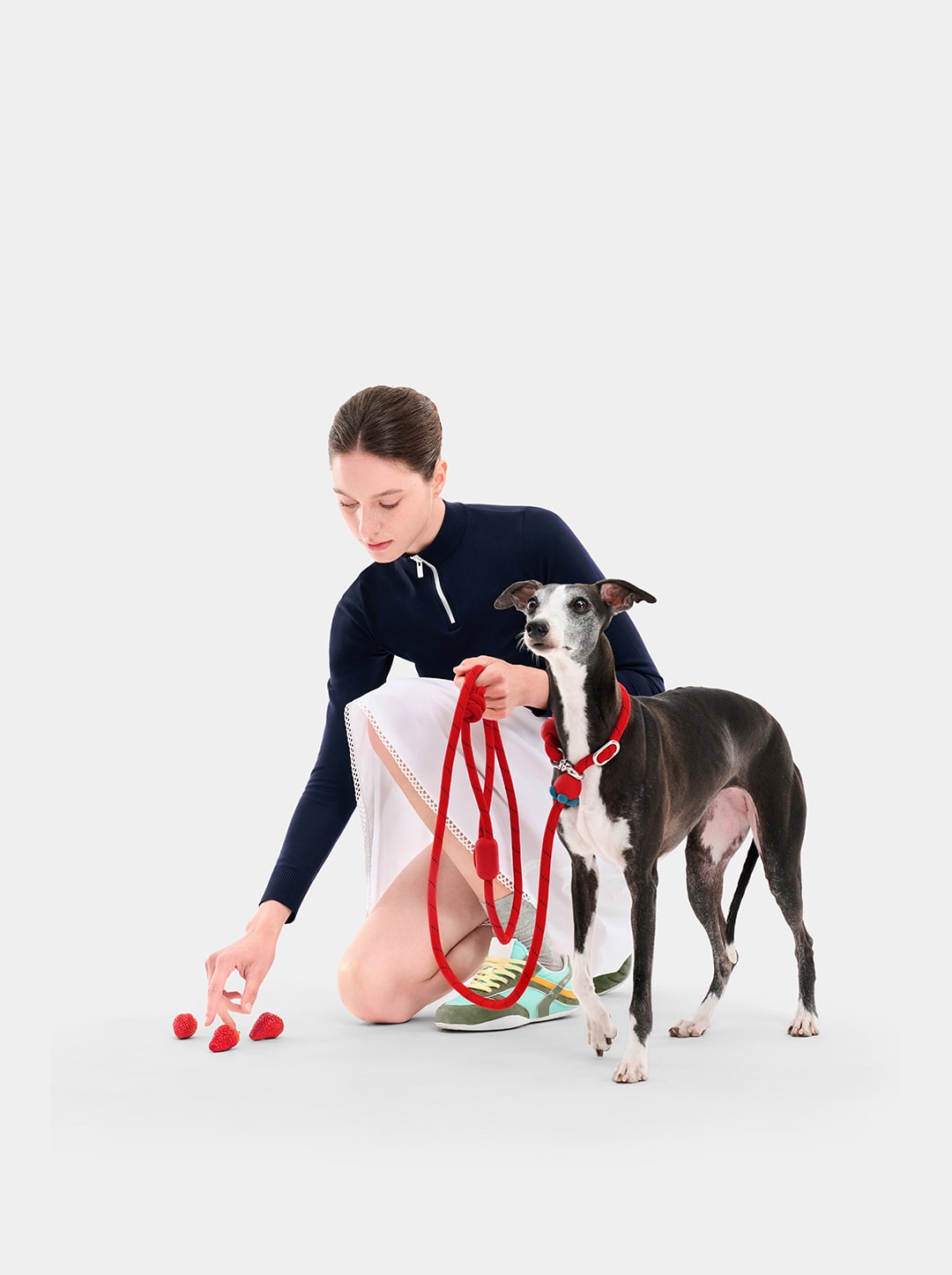 Strawberry Connect Hands-Free Rope Leash