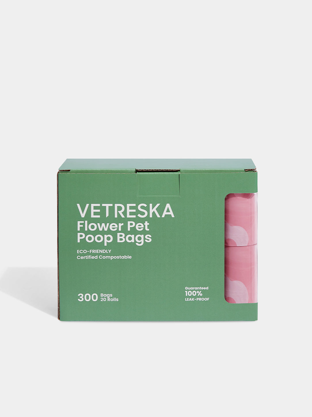 Vetreska - Flora pet poop bags with dispenser 