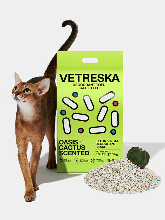 Y Oasis Cactus Scented Deodorant Tofu Cat Litter