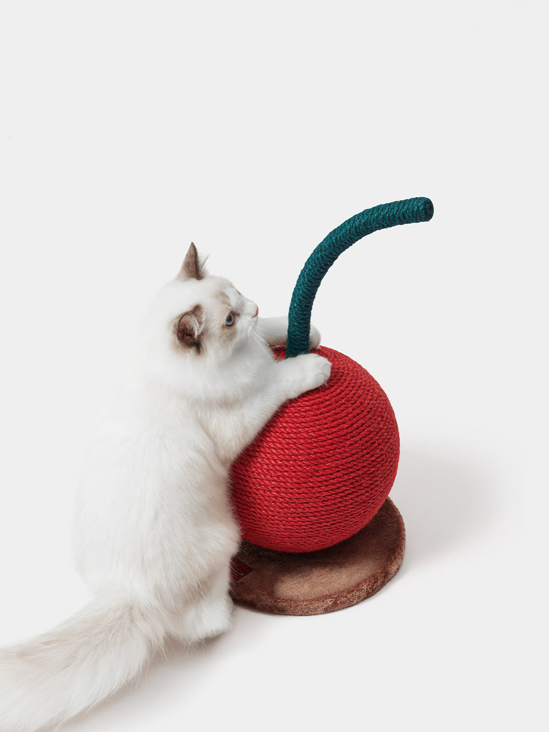 Y Cherry Cat Scratching Ball