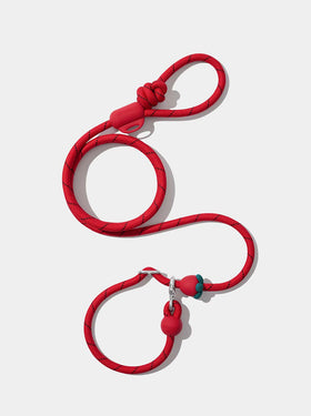 Connect Multifunctional Hands-Free Rope Leash for Pets - Strawberry