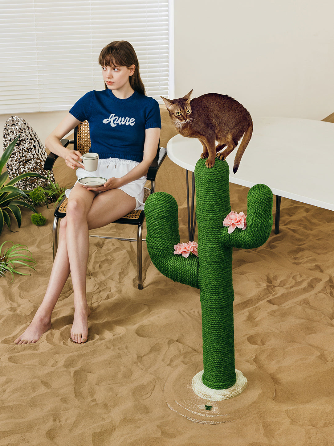 Vetreska - Oasis Cactus Cat Tree, 41"