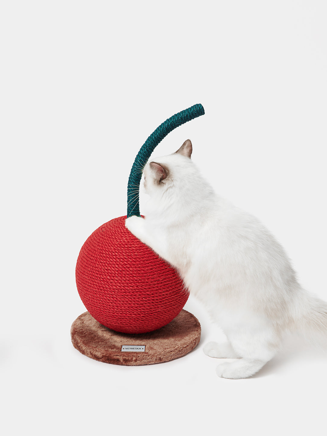 Y Cherry Cat Scratching Ball