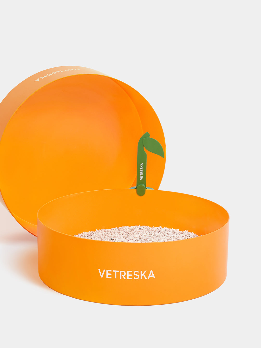 Vetreska - Tangerine Cat Litter Box