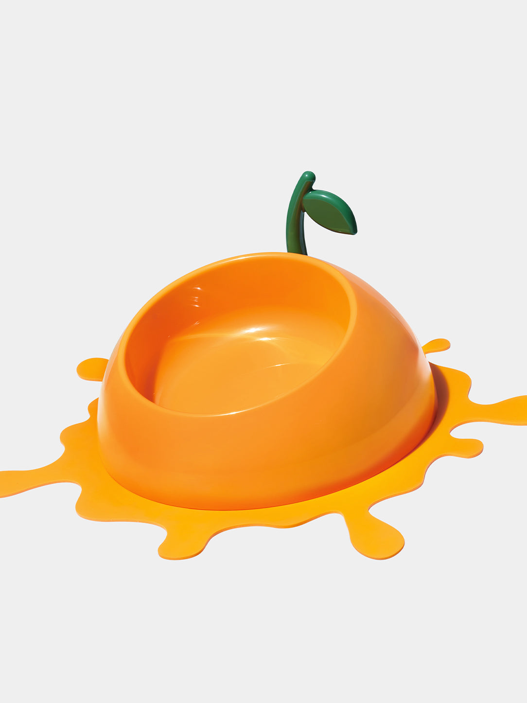 Y Juicy Tangerine Pet Bowl, Spoon & Mat Set