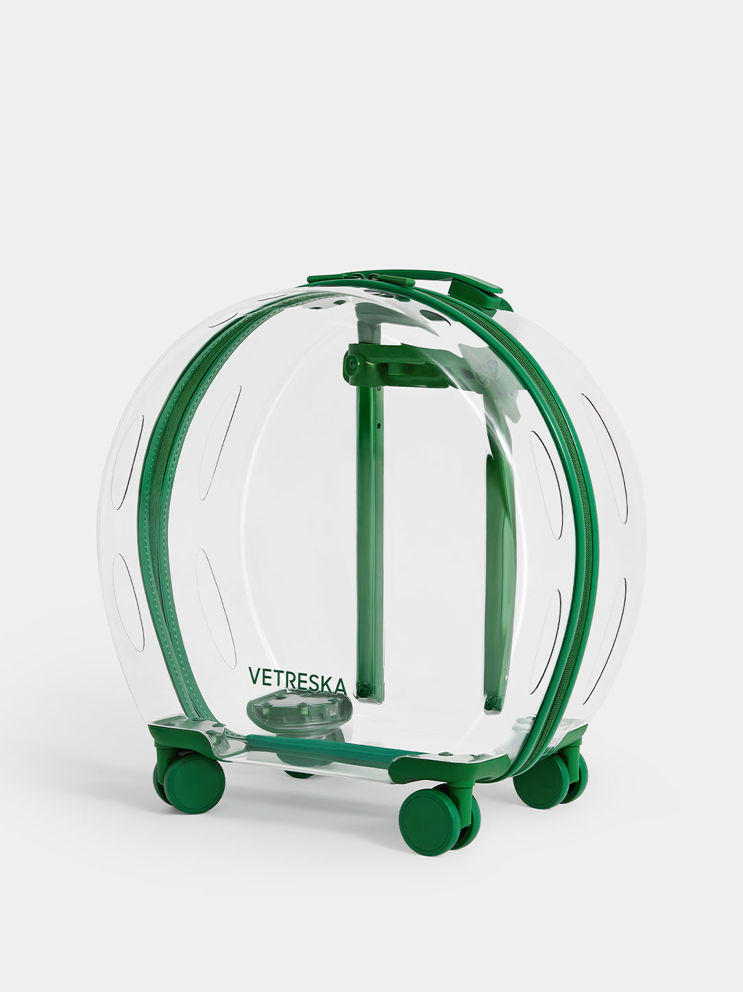 Y Bubble Pet Carrier - Green & Transparent