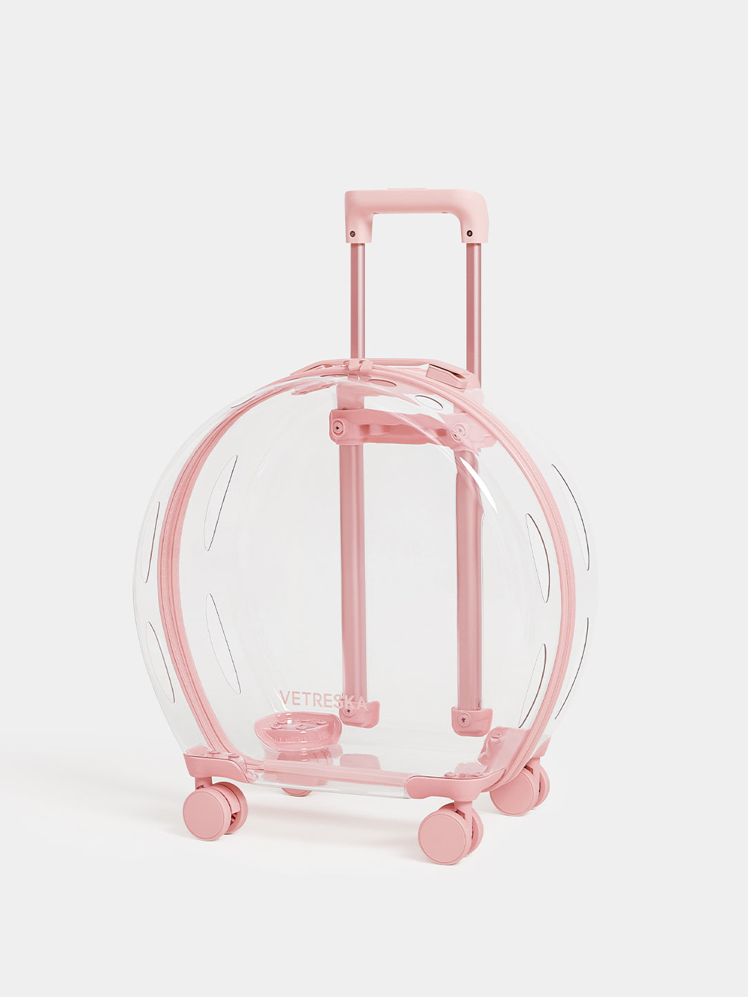 Y Bubble Pet Carrier - Pink & Transparent