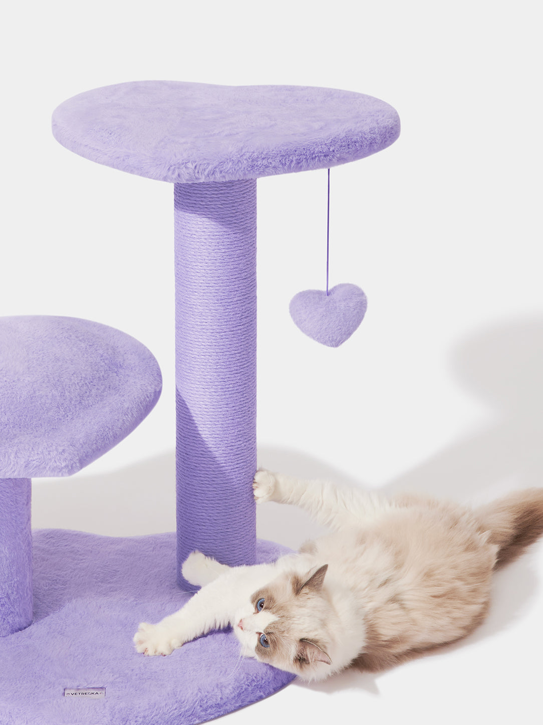 Y Heartpurrple Cat Climber - 4 Platforms