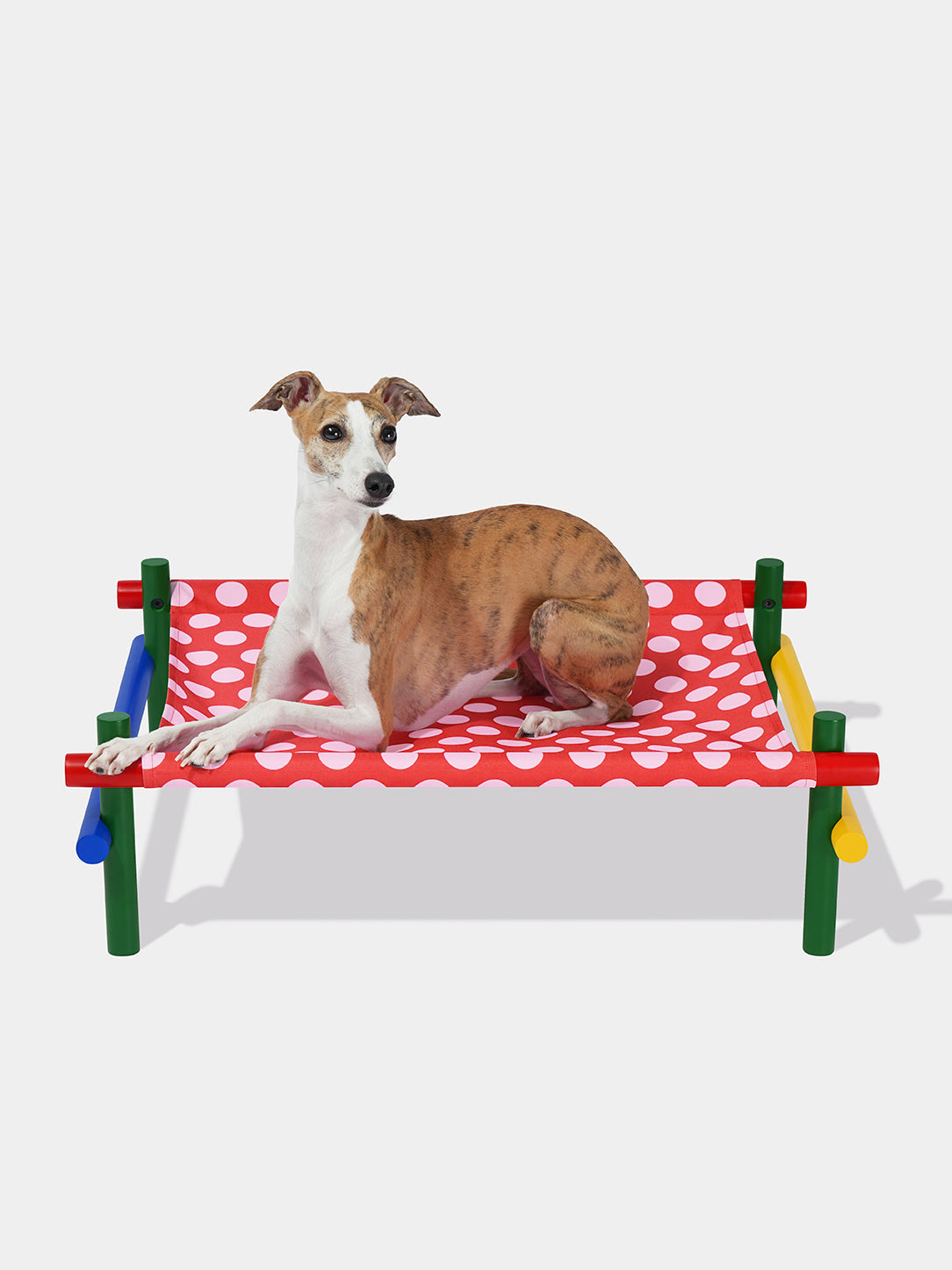 Y Chroma Elevated Pet Bed (Red)