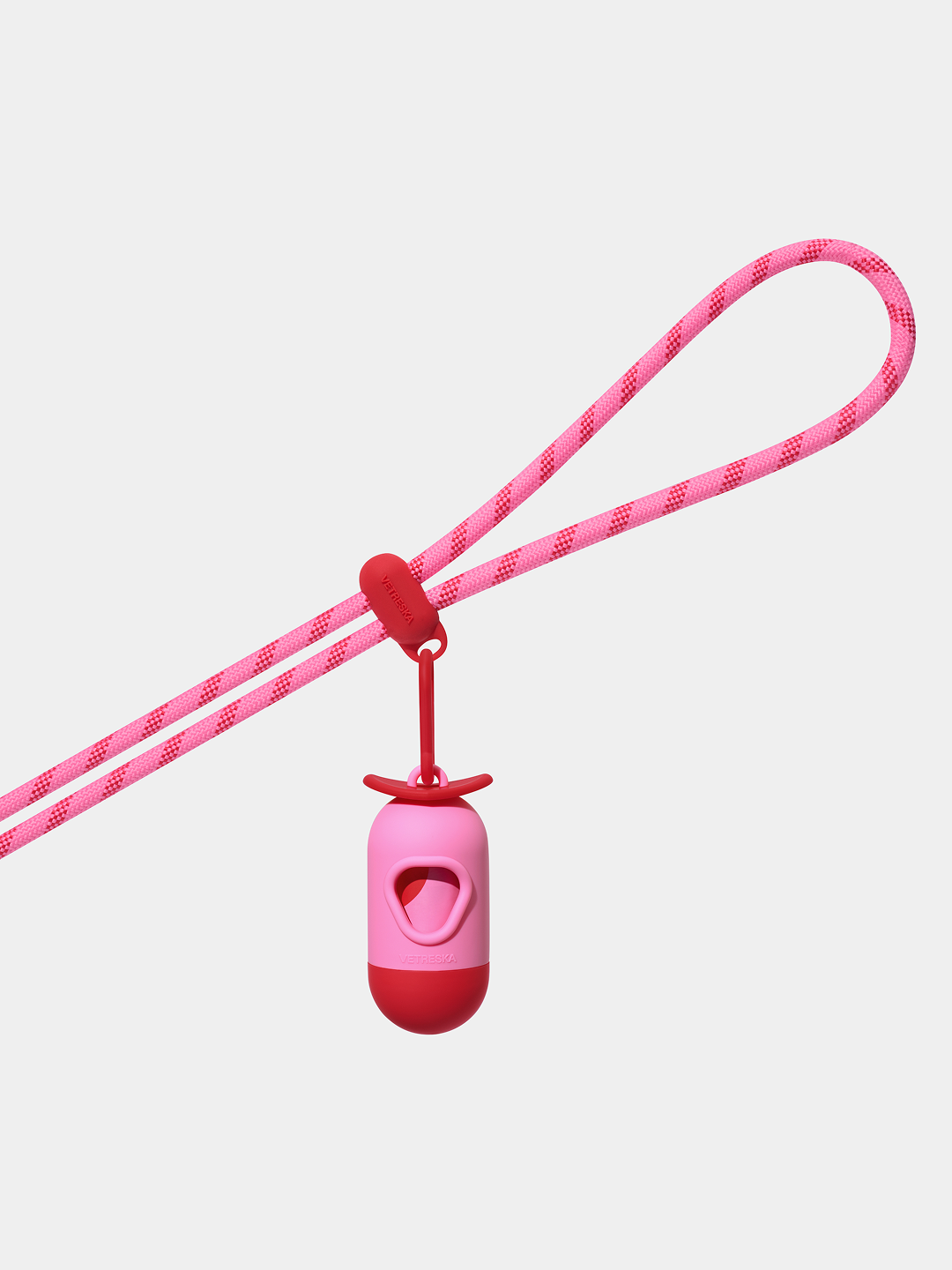 Connect Classic Rope Leash for Pets (Crush & Blush) - Premium
