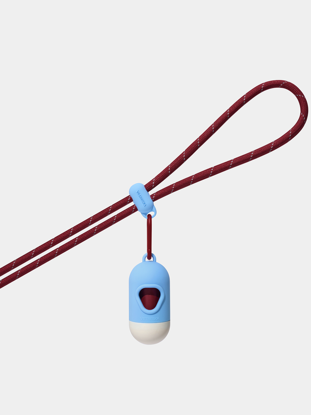 Connect Classic Rope Leash for Pets (Mist & Merlot) - Premium