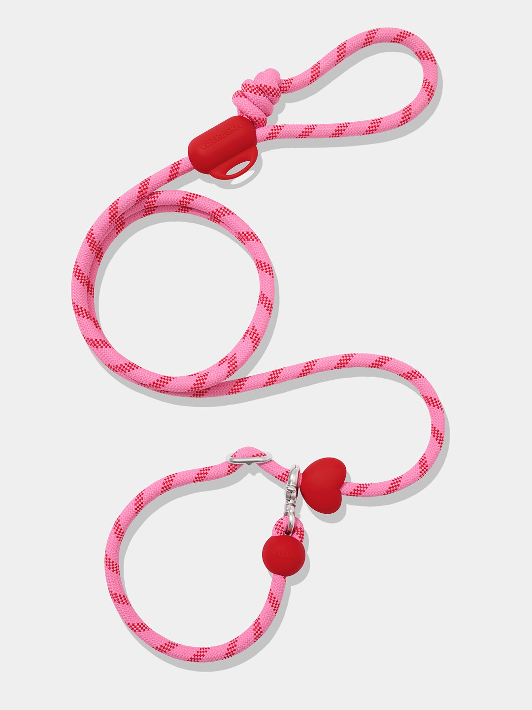 Connect Multifunctional Hands-Free Rope Leash for Pets - Crush & Blush