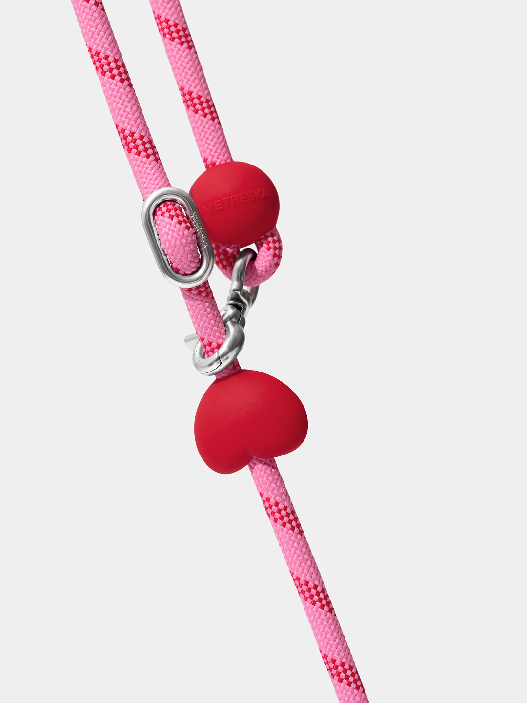 Connect Multifunctional Hands-Free Rope Leash for Pets - Crush & Blush