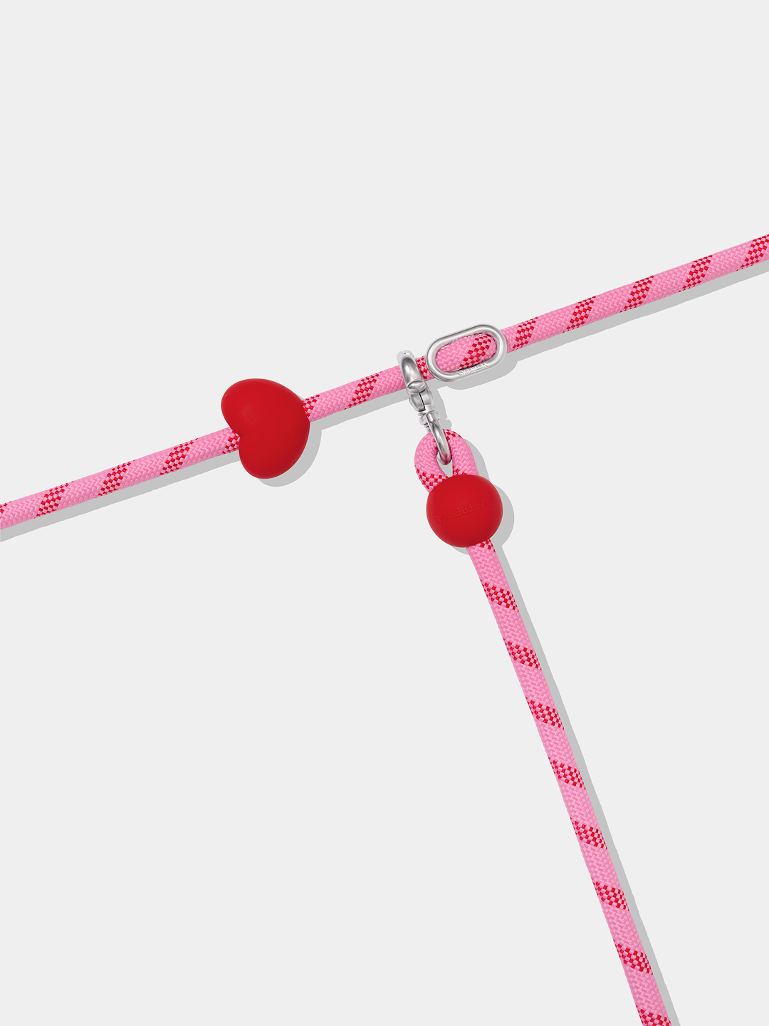 Connect Multifunctional Hands-Free Rope Leash for Pets - Crush & Blush