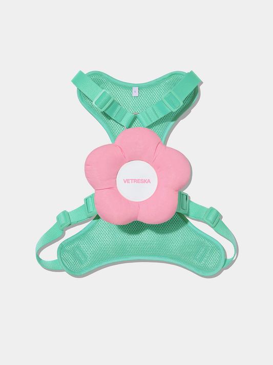 Flora Pet Backpack & Harness Set