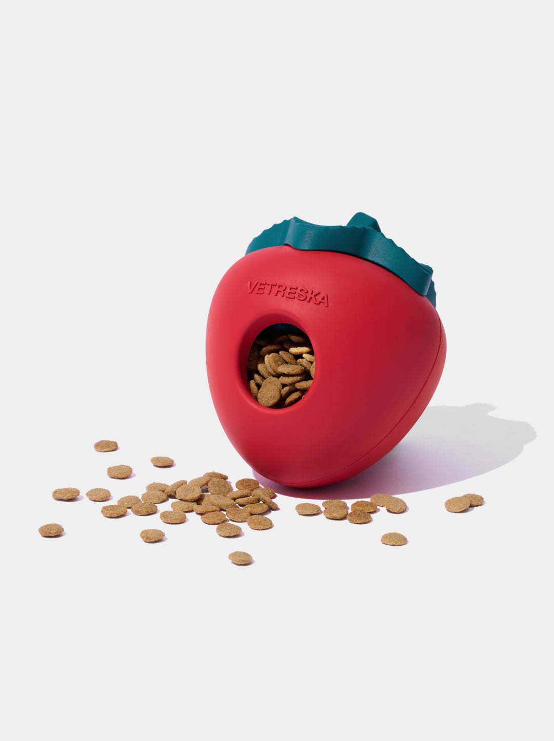 Strawberry Pet Treat Dispensing Toy