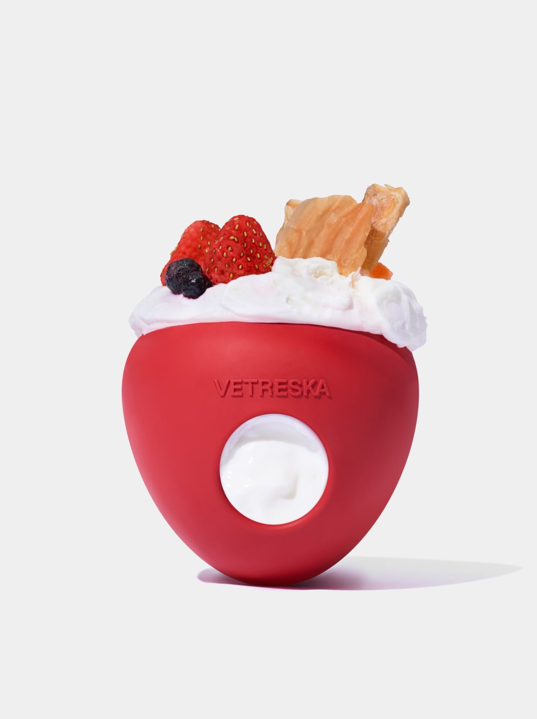 Strawberry Pet Treat Dispensing Toy
