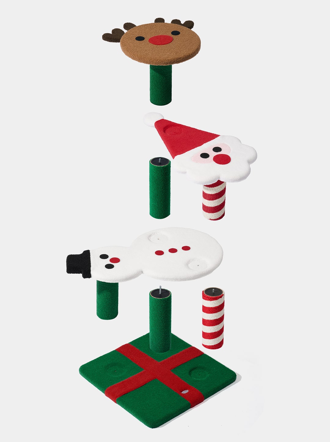 Festive Friends Cat Climber - 4 Platforms