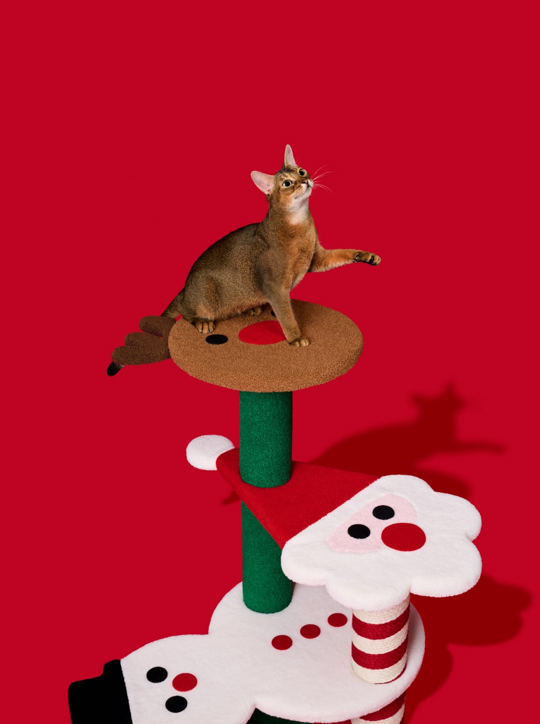 Festive Friends Cat Climber - 4 Platforms