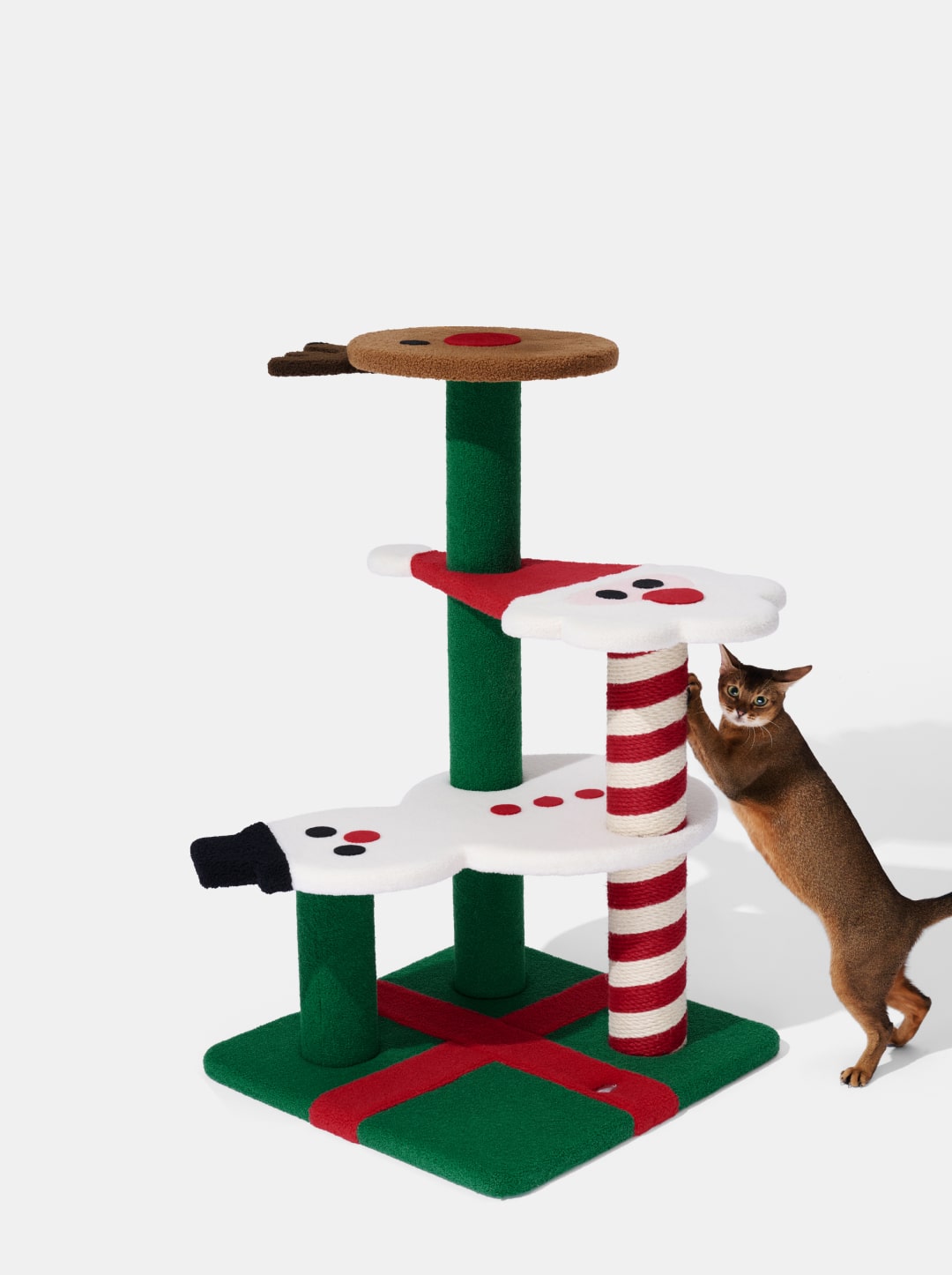 Festive Friends Cat Climber - 4 Platforms