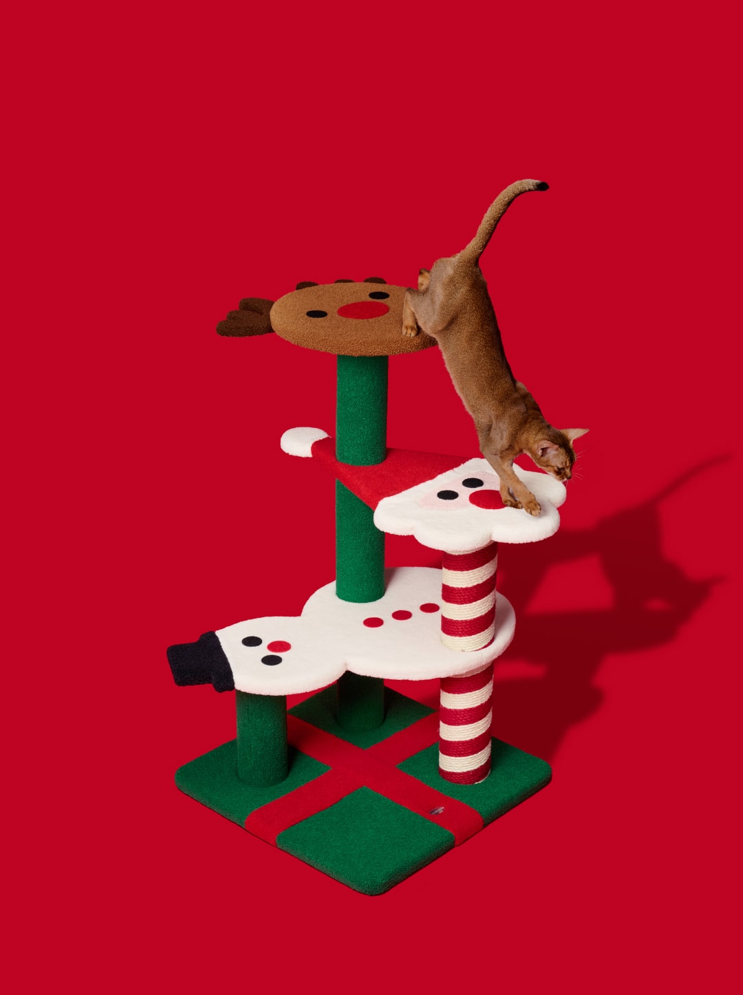 Festive Friends Cat Climber - 4 Platforms