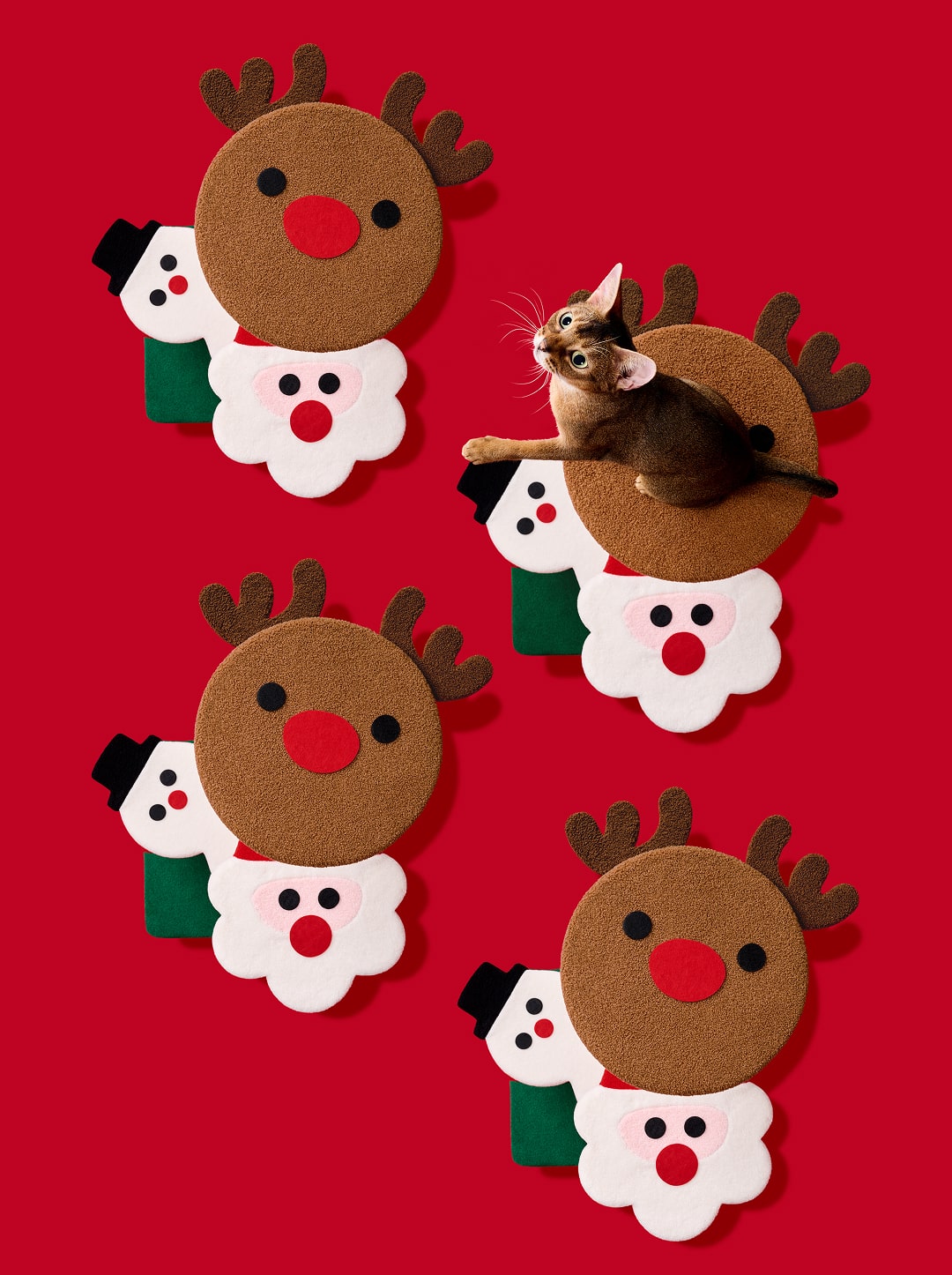 Festive Friends Cat Climber - 4 Platforms