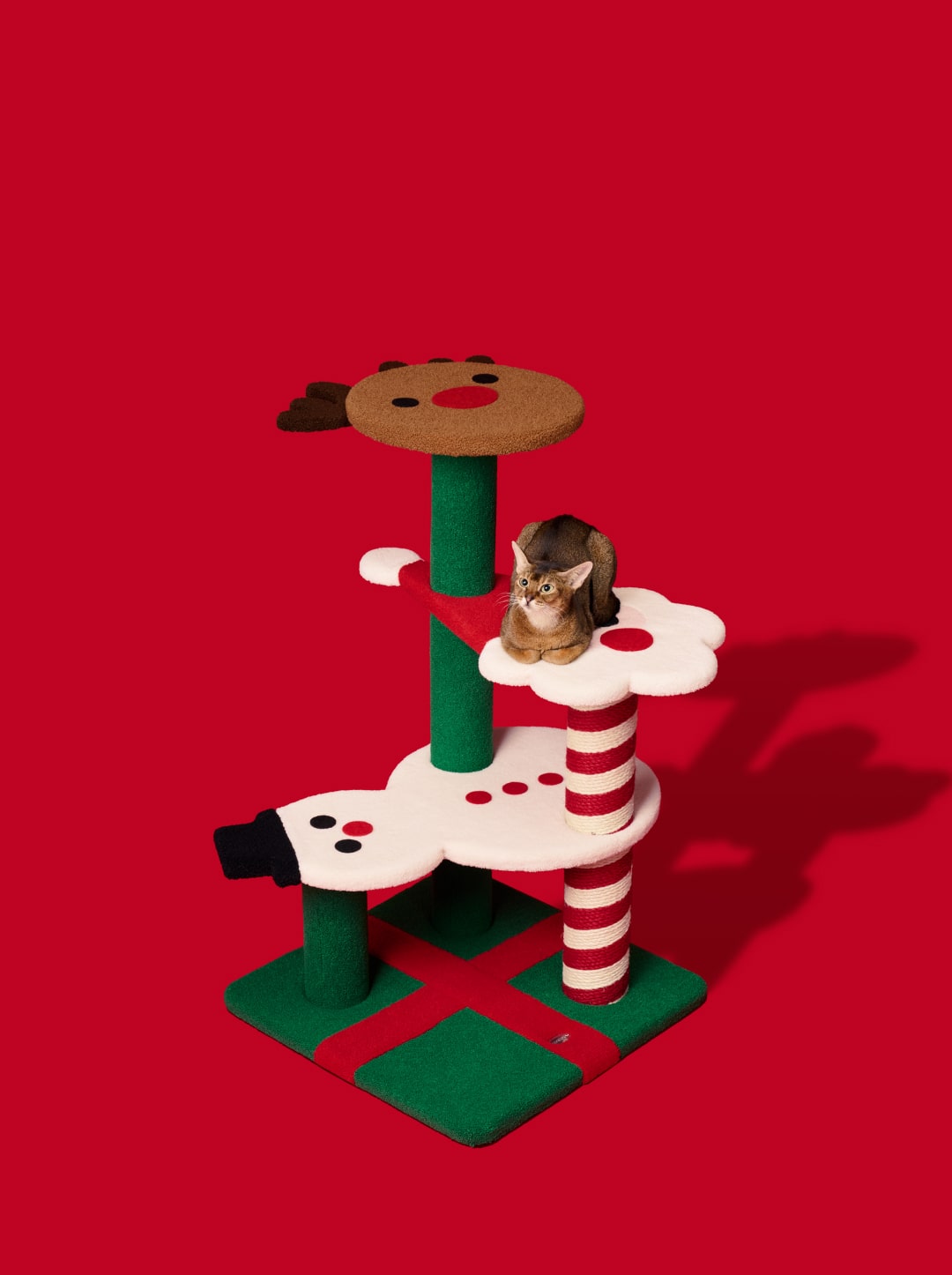 Festive Friends Cat Climber - 4 Platforms