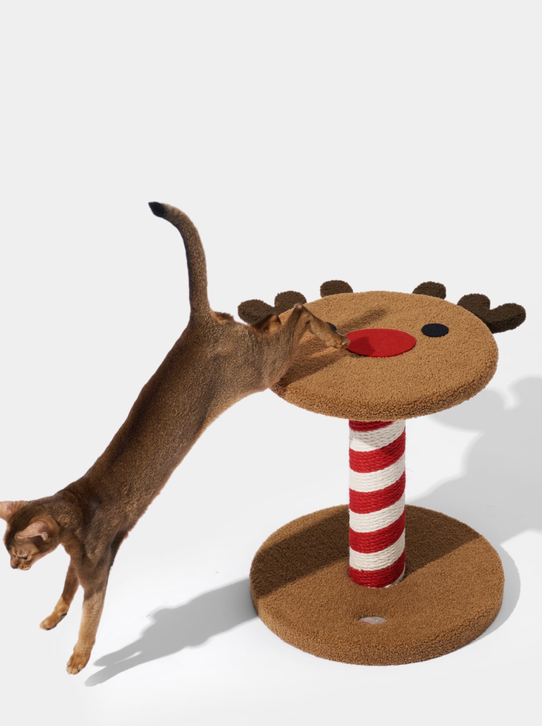 Jolly Reindeer Cat Climber - 2 Platforms