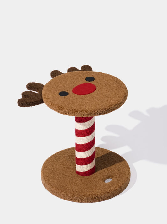 Jolly Reindeer Cat Climber - 2 Platforms