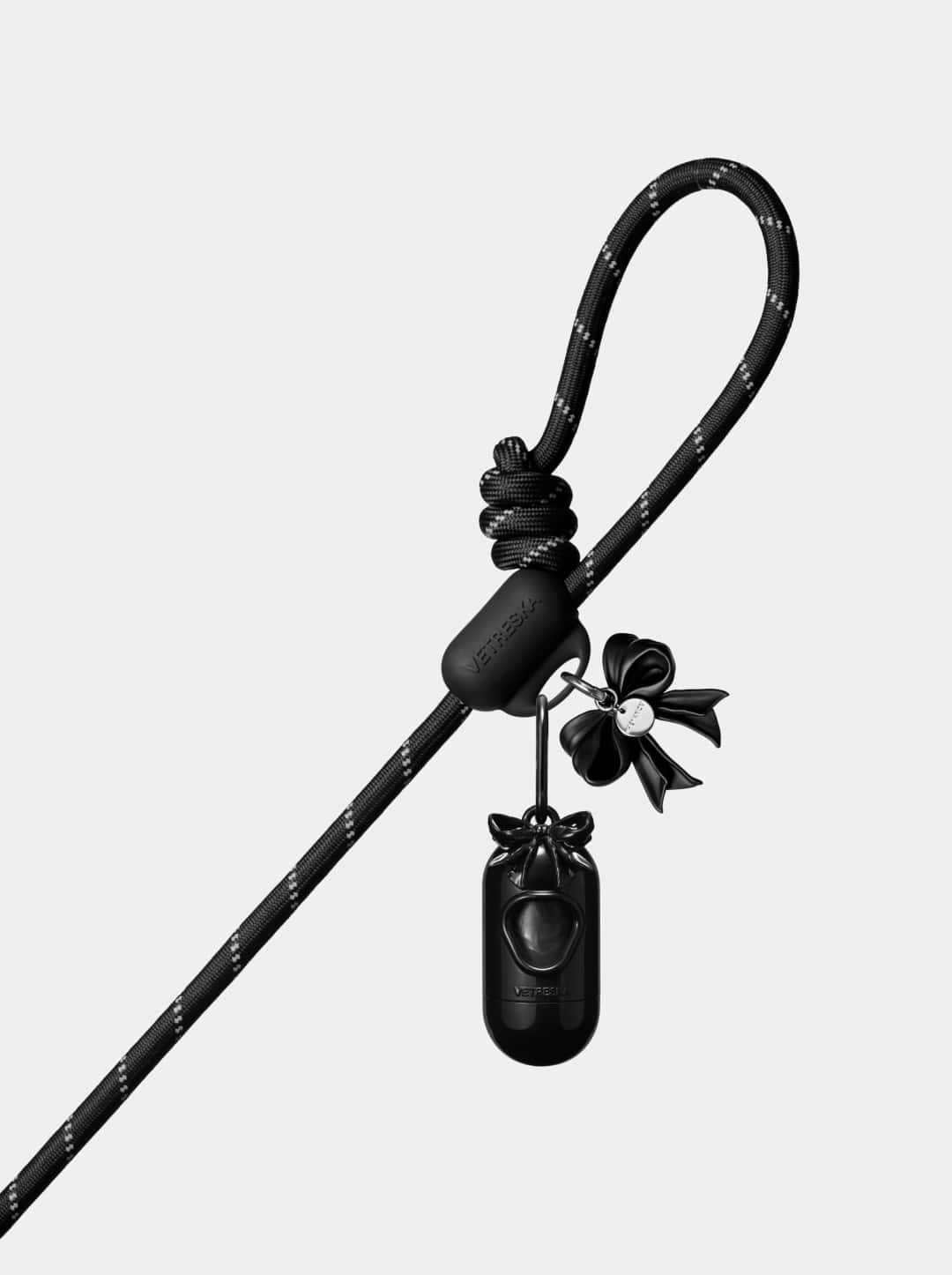Connect Hands-Free Rope Leash (Bow De Noir)