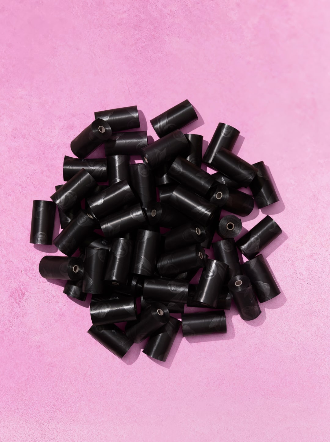 Bow De Noir Pet Poop Bags & Dispenser (1 Dispenser + 1 Roll)