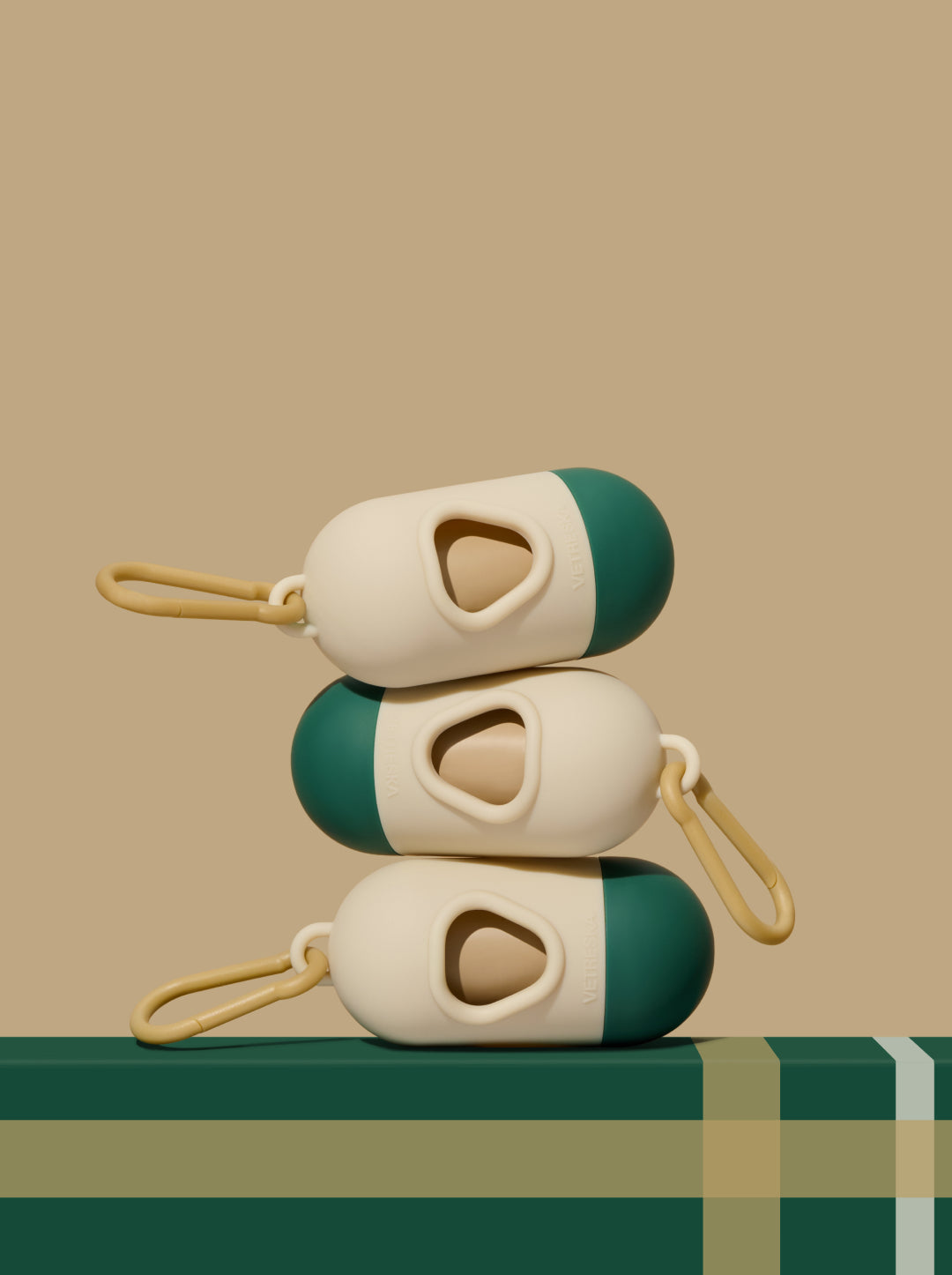 Santal Forest Pet Poop Bags & Dispenser (1 Dispenser + 1 Roll)