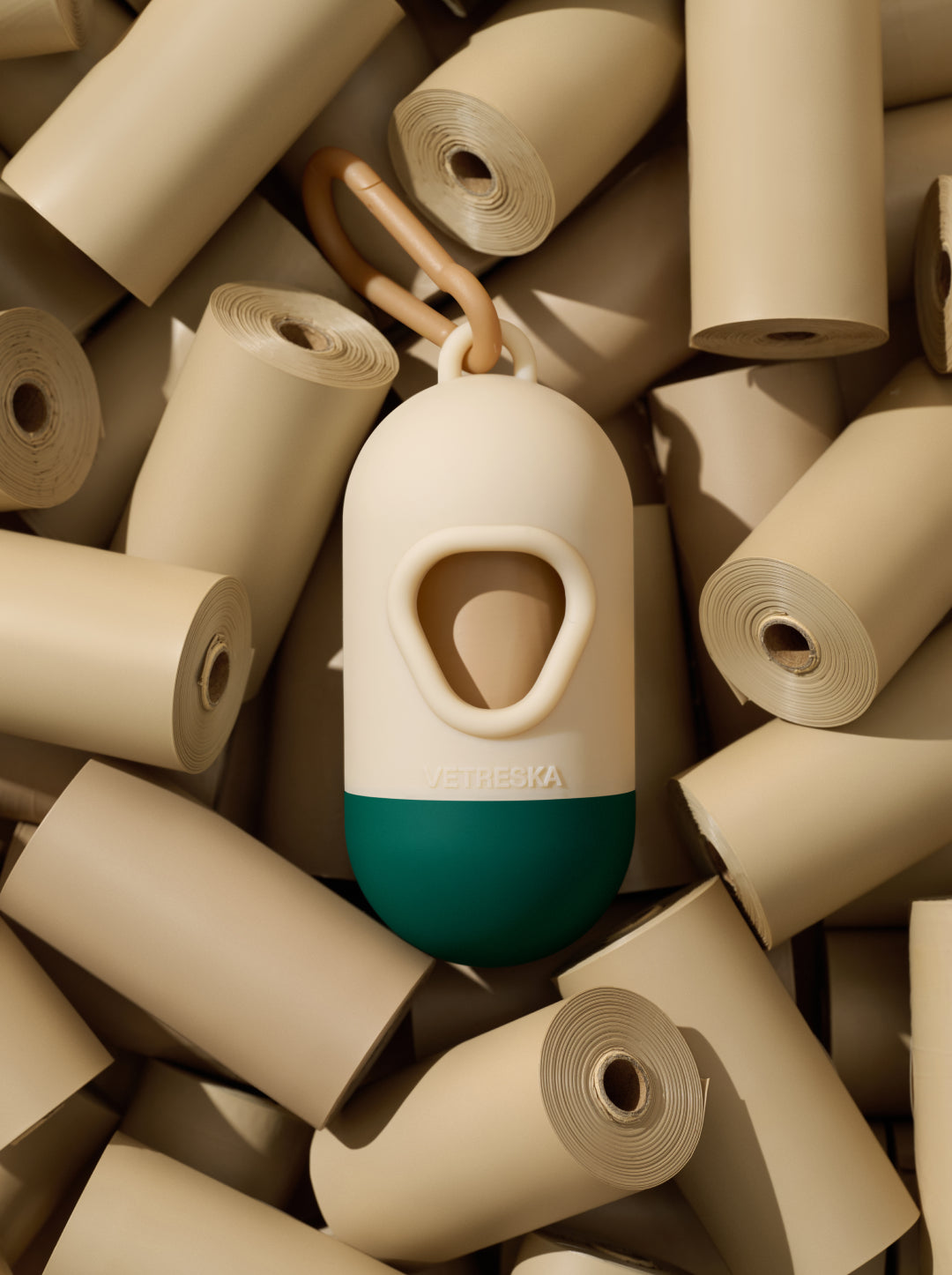 Santal Forest Pet Poop Bags & Dispenser (1 Dispenser + 1 Roll)