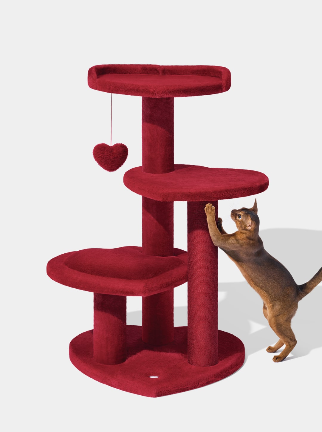 Heartpurrouge Cat Climber - 4 Platforms