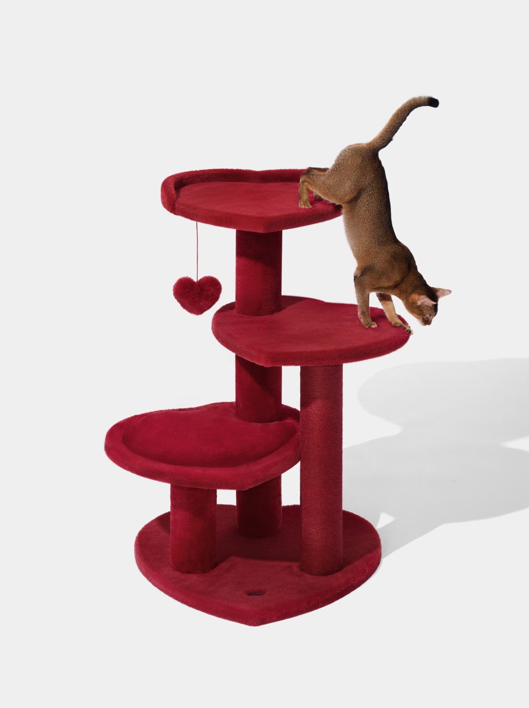 Heartpurrouge Cat Climber - 4 Platforms