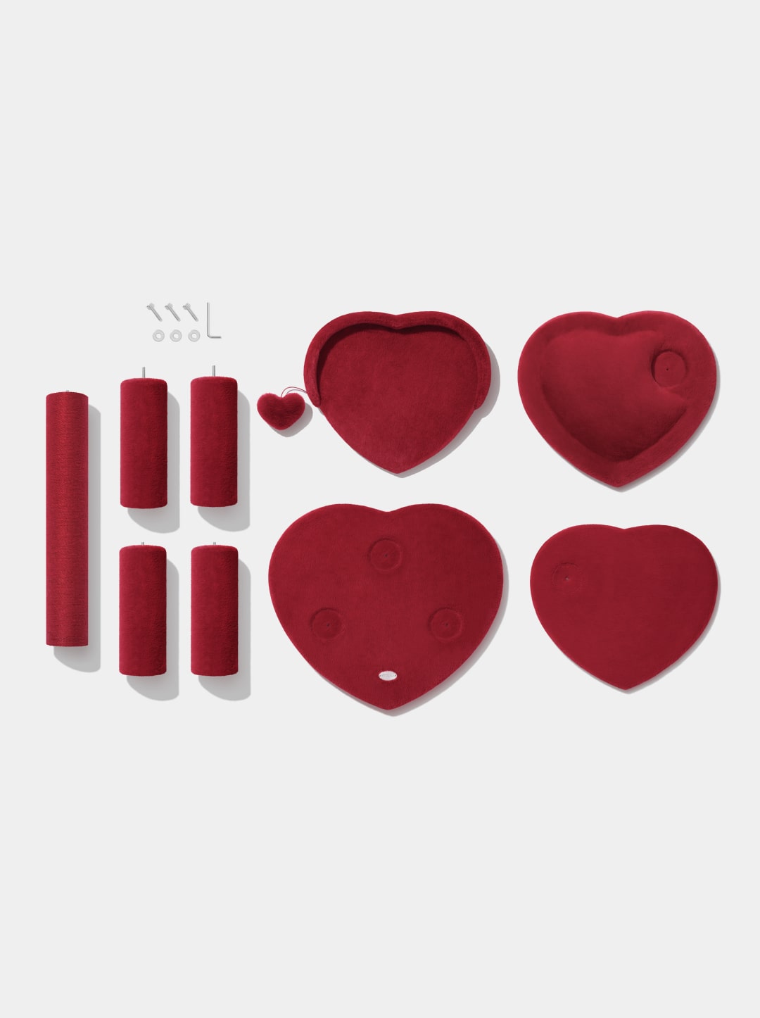 Heartpurrouge Cat Climber - 2 Platforms