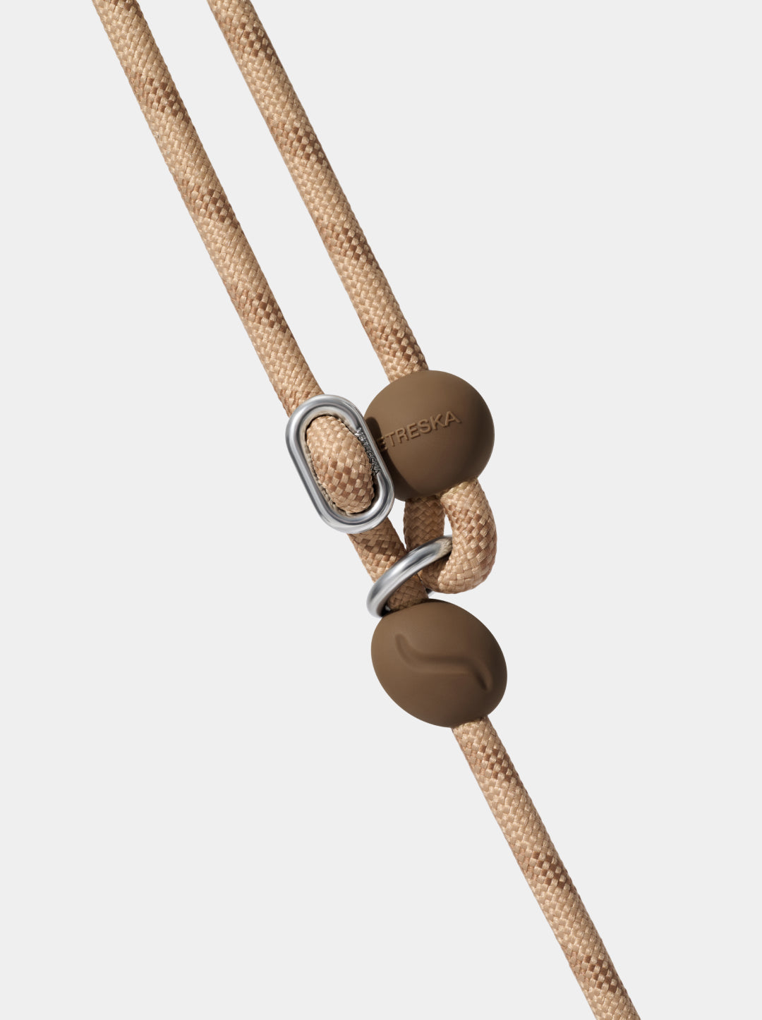 Connect Lite Rope Leash for Pets - Coffee