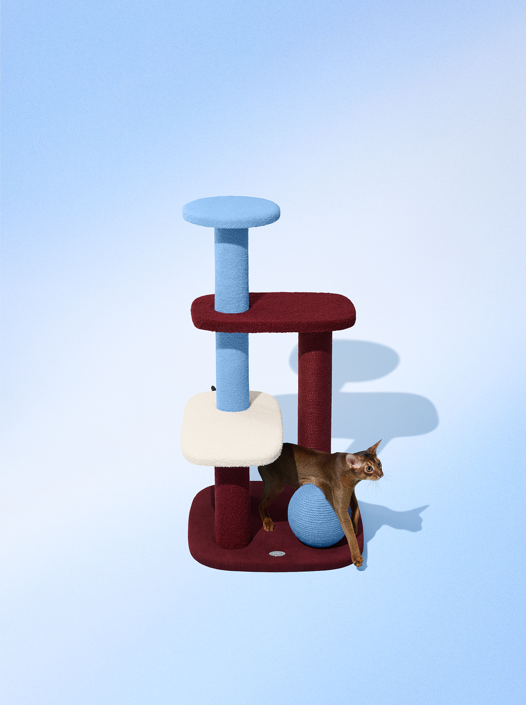 Mist and Merlot Cat Climber (Open Platform)