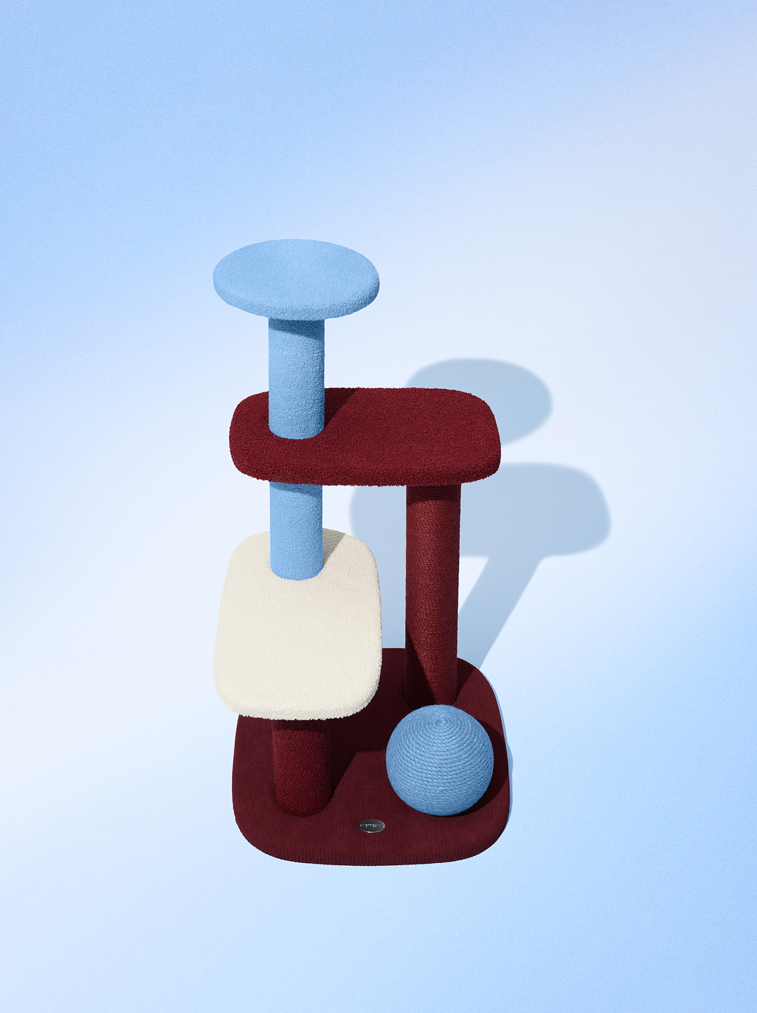 Mist and Merlot Cat Climber (Open Platform)