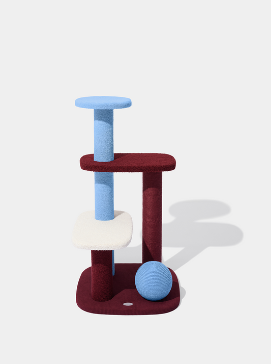 Mist and Merlot Cat Climber (Open Platform)